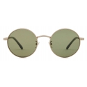 Giorgio Armani - Occhiali da Vista Uomo Forma Rotondi - Oro Pallido Verde - Occhiali da Vista - Giorgio Armani Eyewear