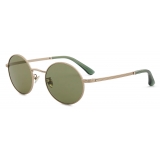 Giorgio Armani - Men’s Round Eyeglasses - Pale Gold Green - Optical Glasses - Giorgio Armani Eyewear