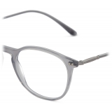 Giorgio Armani - Occhiali da Vista Uomo Forma Rotondi - Argento - Occhiali da Vista - Giorgio Armani Eyewear