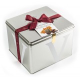 Vincente Delicacies - Glazed Panettone with Sultanas - Tuttuvetta - Artisan in Metallic Box
