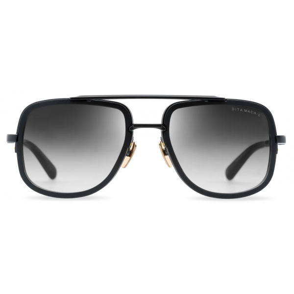 DITA - Mach-S - Nero Opaco Sfumato Grigio - DTS412 - Occhiali da Sole - DITA Eyewear