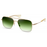 DITA - Flight-Seven - Oro Bianco Spazzolato Verde Scuro Sfumato - DTS111 - Occhiali da Sole - DITA Eyewear