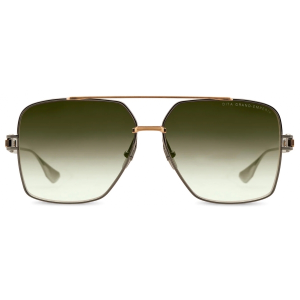DITA - Grand-Emperik - Black Rhodium Brushed White Gold - DTS159 - Sunglasses - DITA Eyewear