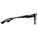 DITA - Venzyn - Ink Swirl Dark Brown Gradient - DTS720 - Sunglasses - DITA Eyewear