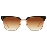 DITA - Firaz - White Gold Balsamic Olive Swirl - DTS431 - Sunglasses - DITA Eyewear