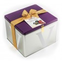 Vincente Delicacies - Panettone Coated with White Chocolate with Wild Fruits - Silvestre - Artisan in Metallic Box