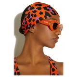 Emilio Pucci - Fishtail-Embellished Oval Sunglasses - Orange Dark Green - Sunglasses - Emilio Pucci Eyewear