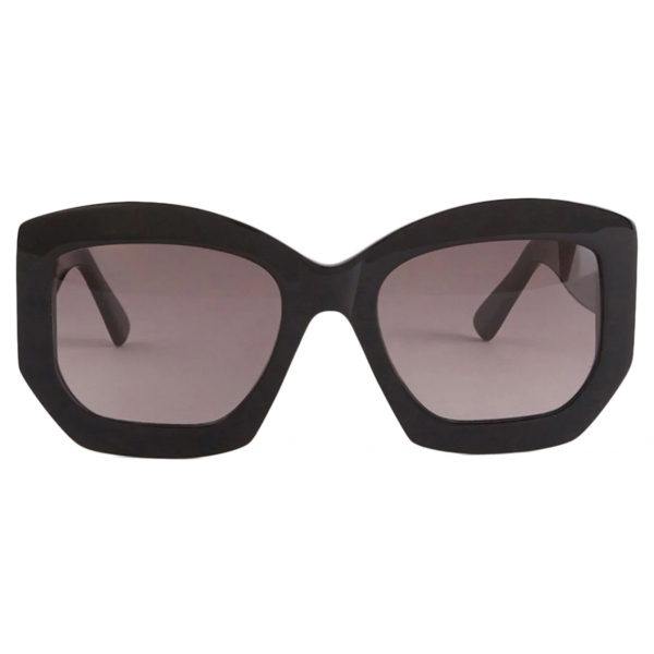Emilio Pucci - Logo-Print Sunglasses - Black - Sunglasses - Emilio Pucci Eyewear