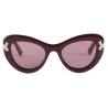 Emilio Pucci - Occhiali da Sole Cat-Eye con Logo - Bordeaux - Occhiali da Sole - Emilio Pucci Eyewear