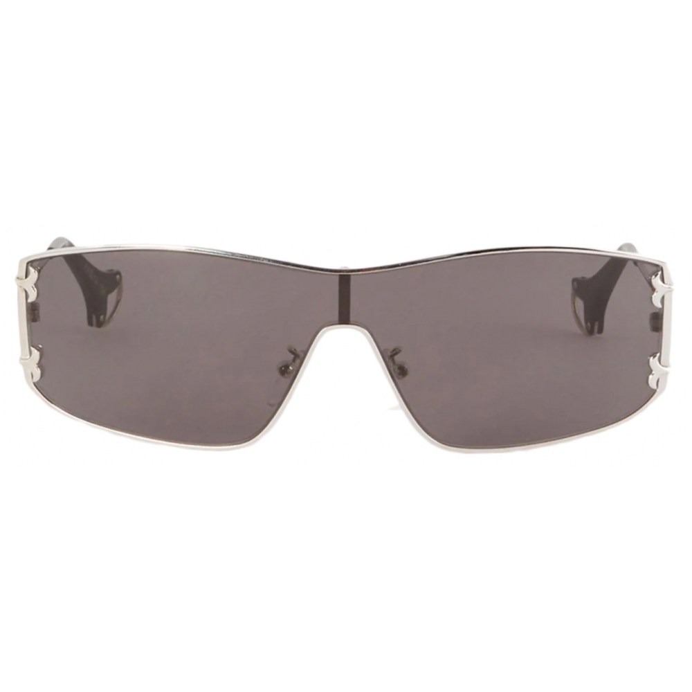 Emilio Pucci - Cut-Out Logo Sunglasses - Silver Black - Sunglasses ...