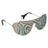 Emilio Pucci - Emilio Marmo-Print Sunglasses - Silver Marble - Sunglasses - Emilio Pucci Eyewear