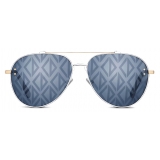 Dior - Occhiali da Sole - CD Diamond A1U - Argento Blu - Dior Eyewear