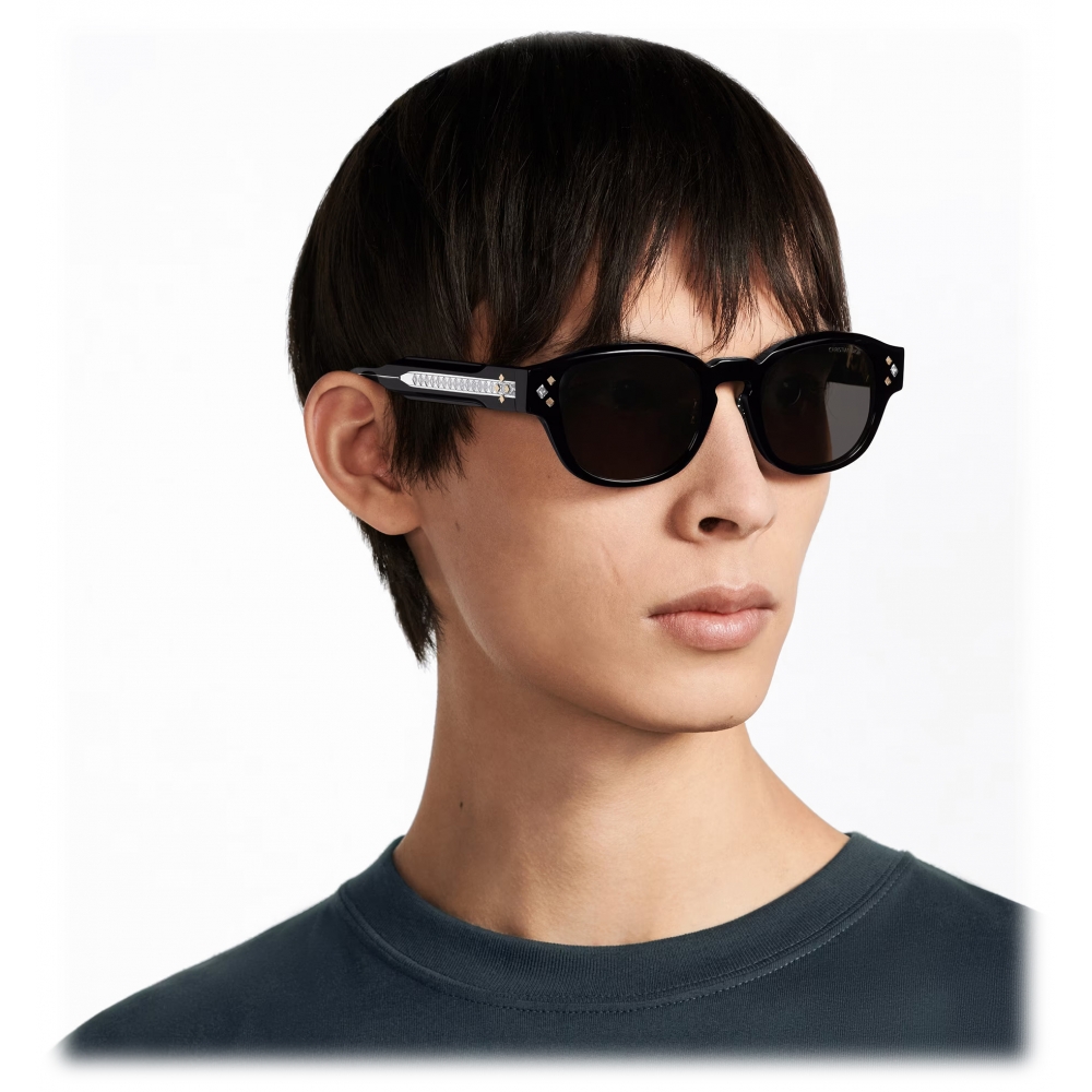 Dior - Sunglasses - CD Diamond R2F - Black - Dior Eyewear - Avvenice
