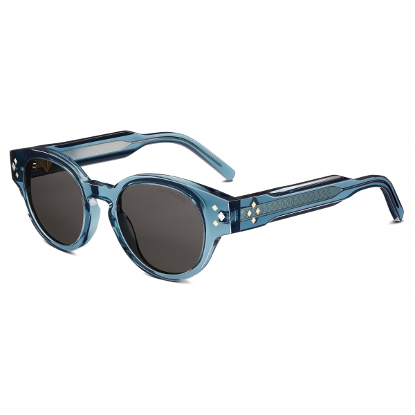 Dior - Sunglasses - CD Diamond R2I - Transparent Blue - Dior Eyewear