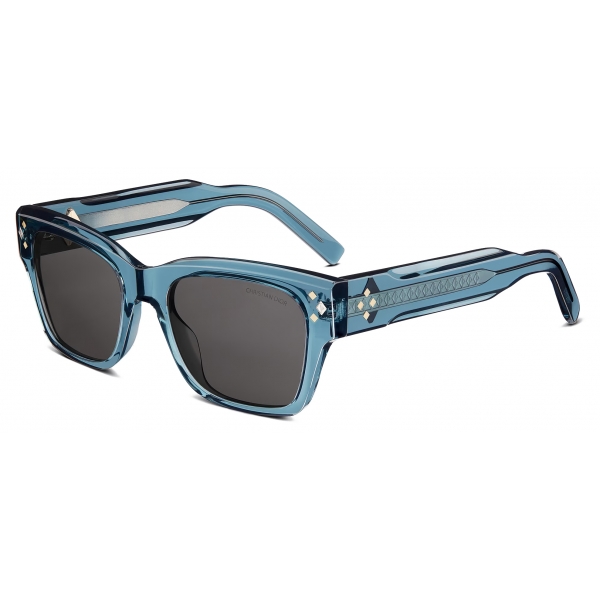 Dior - Sunglasses - CD Diamond S2I - Transparent Blue - Dior Eyewear