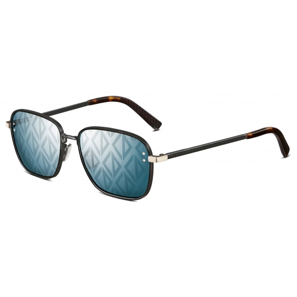 Dior - Sunglasses - CD Diamond S4U - Gunmetal Blue Mirrored - Dior Eyewear