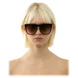 Chloé - Gayia Sunglasses in Acetate - Dark Havana Gradient Brown - Chloé Eyewear