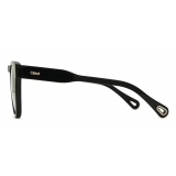 Chloé - Xena Sunglasses in Acetate - Black Gradient Petroleum - Chloé Eyewear