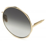 Chloé - Occhiali da Sole Honore in Metallo - Oro Classico Grigio Sfumato - Chloé Eyewear