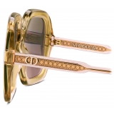 Dior - Occhiali da Sole - DiorHighlight S1I - Giallo Rosa Trasparente - Dior Eyewear
