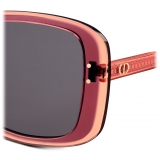 Dior - Sunglasses - DiorHighlight S3F - Transparent Burgundy Orange - Dior Eyewear
