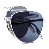 Dior - Occhiali da Sole - Dior90° A1U - Argento Blu - Dior Eyewear
