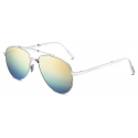 Dior - Occhiali da Sole - Dior90° A1U - Argento Giallo Blu - Dior Eyewear