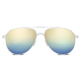Dior - Sunglasses - Dior90° A1U - Silver Yellow Blue - Dior Eyewear