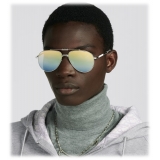 Dior - Occhiali da Sole - Dior90° A1U - Argento Giallo Blu - Dior Eyewear