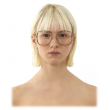 Chloé - Austine Eyeglasses in Metal - Gold Havana - Chloé Eyewear