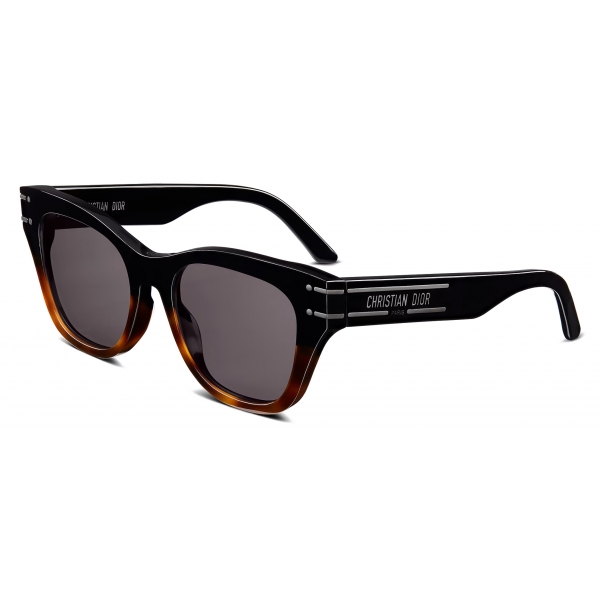 Dior - Sunglasses - DiorSignature B4I - Black Brown Tortoiseshell - Dior Eyewear