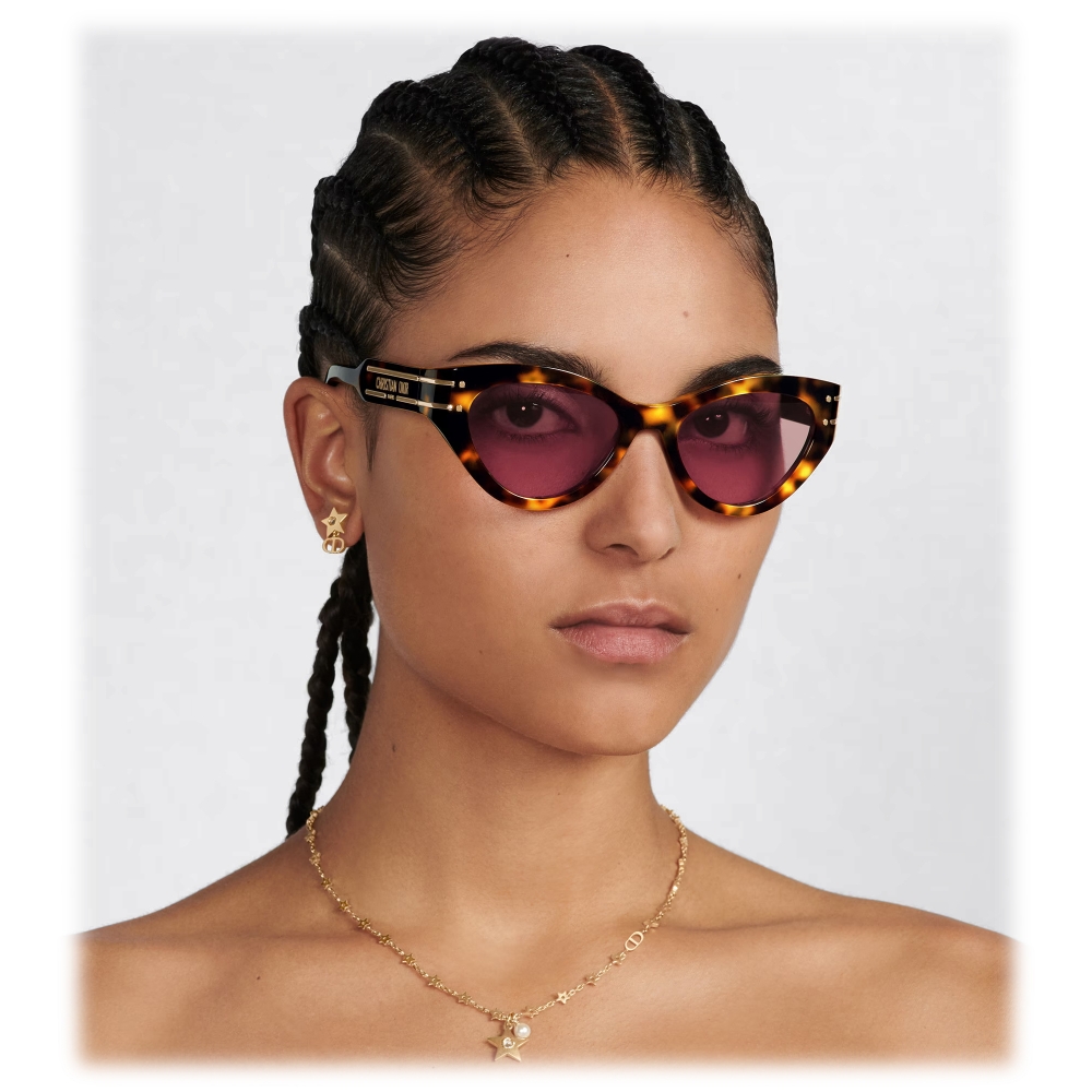 Dior - Sunglasses - DiorSignature B7I - Brown Tortoiseshell Pink - Dior ...