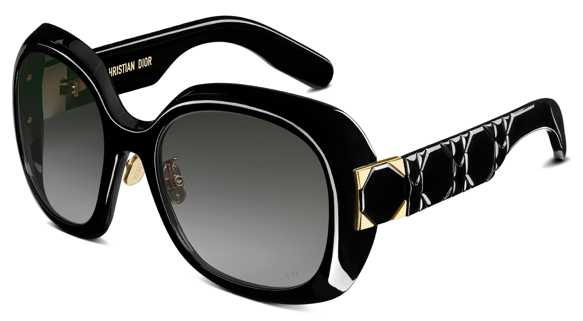 Christian Dior 30montaigne SU 14a Black Grey Lens Women Sunglasses Oversize  for sale online | eBay