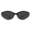 Balenciaga - Occhiali da Sole 90s Oval - Nero - Occhiali da Sole - Balenciaga Eyewear