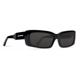 Balenciaga - Oversize Rectangle Sunglasses - Black - Sunglasses - Balenciaga Eyewear