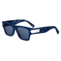 Dior - Sunglasses - DiorBlackSuit XL S2U - Marble Blue - Dior Eyewear