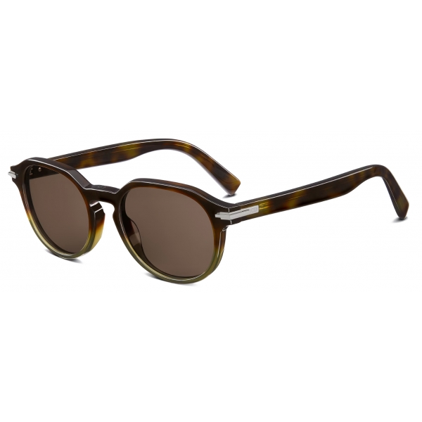 Dior - Sunglasses - DiorBlackSuit R2I - Brown Tortoiseshell Green - Dior Eyewear
