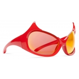 Balenciaga - Gotham Cat Sunglasses - Red - Sunglasses - Balenciaga Eyewear