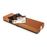 Vincente Delicacies - Soft Nougat Bar with Sicilian Almonds and Covered with 70% Extra-Dark Chocolate - Ribbon Box