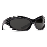 Balenciaga - Spike Rectangle Sunglasses - Black - Sunglasses - Balenciaga Eyewear