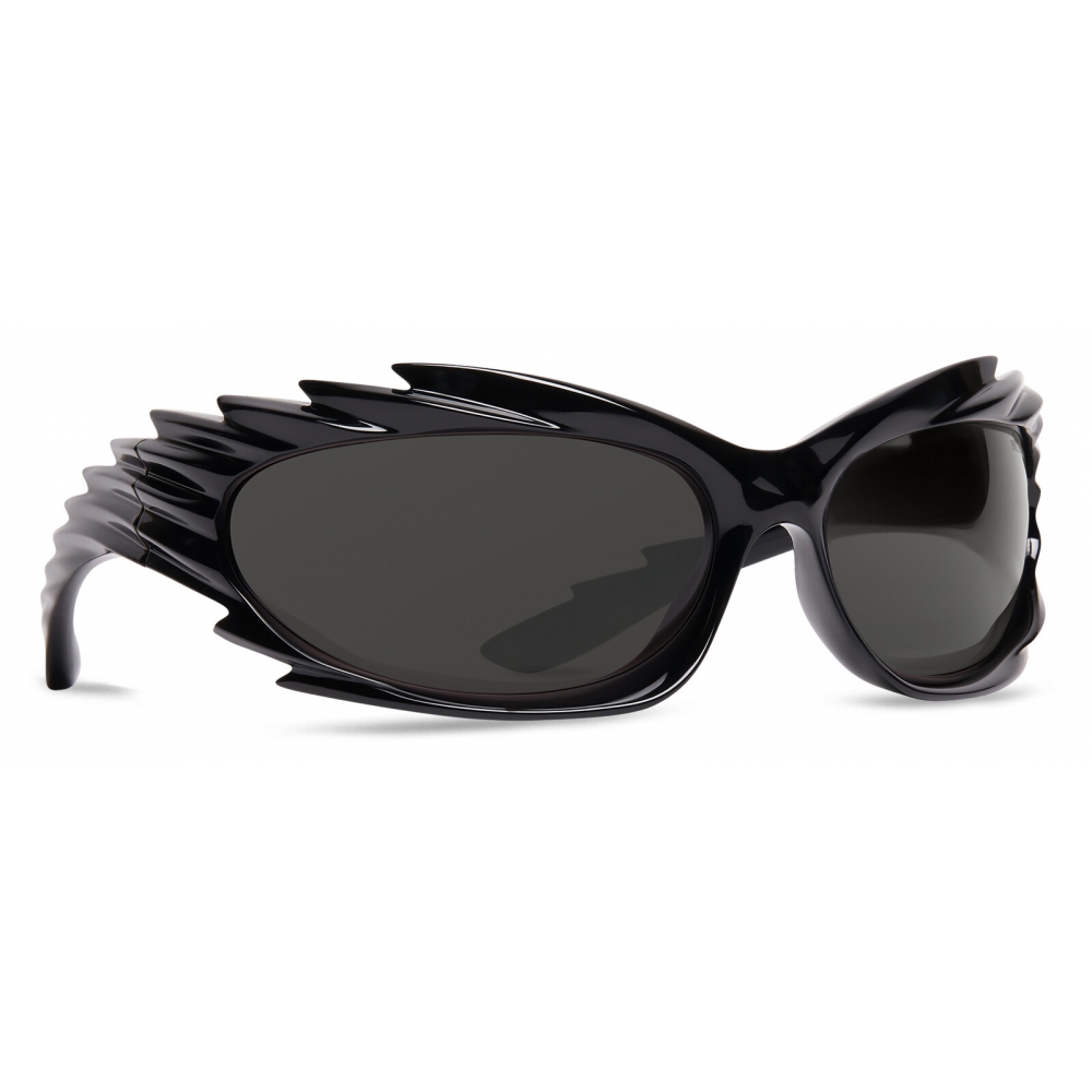 Balenciaga - Spike Rectangle Sunglasses - Black - Sunglasses