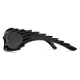 Balenciaga - Spike Rectangle Sunglasses - Black - Sunglasses - Balenciaga Eyewear