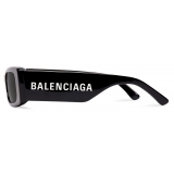 Balenciaga - Women's Max Rectangle Sunglasses - Black - Sunglasses - Balenciaga Eyewear