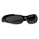 Balenciaga - Reverse Xpander Rectangle Sunglasses - Black - Sunglasses - Balenciaga Eyewear