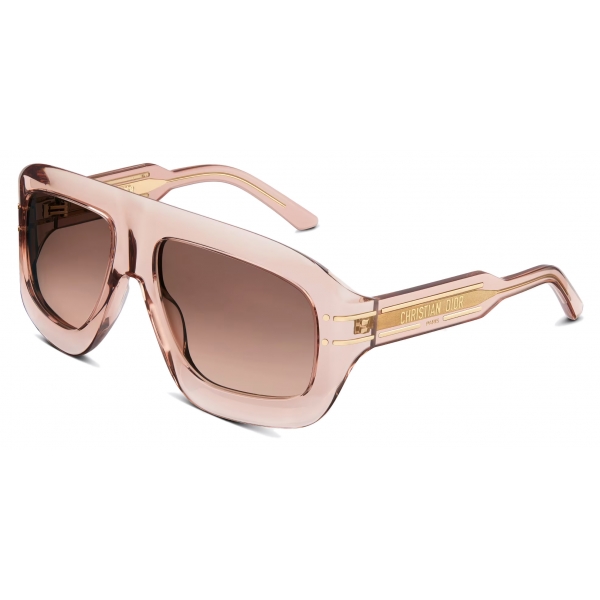 Dior - Sunglasses - DiorSignature M1U - Transparent Pink - Dior Eyewear