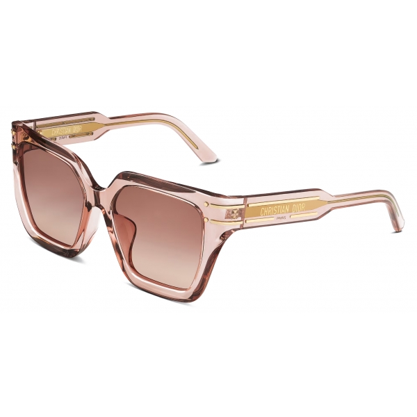 Dior - Occhiali da Sole - DiorSignature S10F - Rosa Trasparente - Dior Eyewear