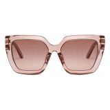 Dior - Occhiali da Sole - DiorSignature S10F - Rosa Trasparente - Dior Eyewear