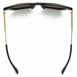 Bottega Veneta - Classic Acetate Cat Eye Sunglasses - Black Gold Grey - Sunglasses - Bottega Veneta Eyewear