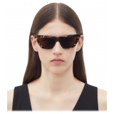 Bottega Veneta - Classic Acetate Cat Eye Sunglasses - Havana Gold Brown - Sunglasses - Bottega Veneta Eyewear