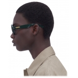 Bottega Veneta - Rim Aviator Sunglasses - Green - Sunglasses - Bottega Veneta Eyewear